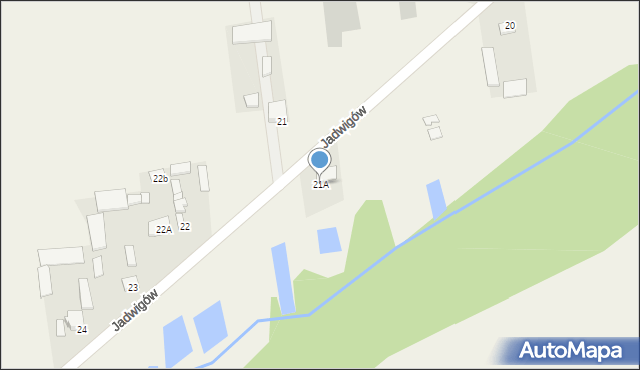 Jadwigów, Jadwigów, 21A, mapa Jadwigów