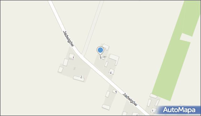 Jadwigów, Jadwigów, 3, mapa Jadwigów