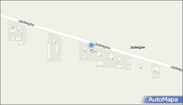 Jadwigów, Jadwigów, 5a, mapa Jadwigów