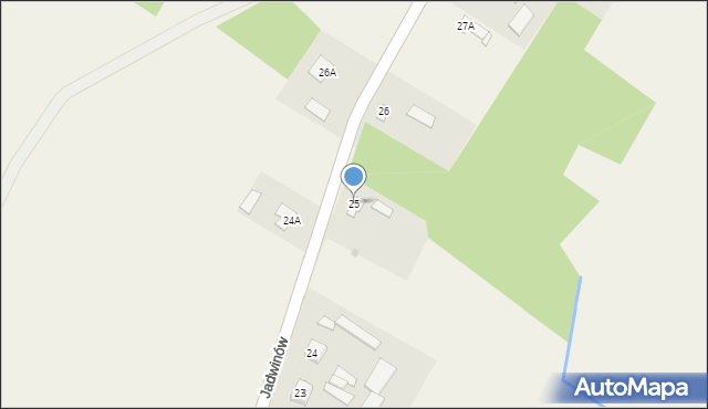 Jadwinów, Jadwinów, 25, mapa Jadwinów