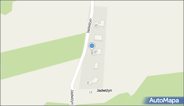 Jadwiżyn, Jadwiżyn, 11, mapa Jadwiżyn