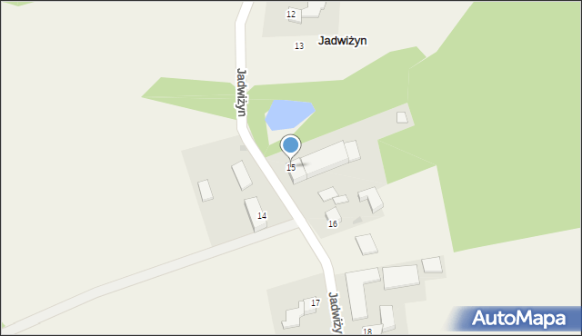 Jadwiżyn, Jadwiżyn, 15, mapa Jadwiżyn