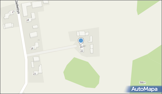 Jadwiżyn, Jadwiżyn, 21, mapa Jadwiżyn