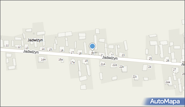 Jadwiżyn, Jadwiżyn, 20, mapa Jadwiżyn