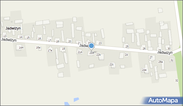 Jadwiżyn, Jadwiżyn, 22A, mapa Jadwiżyn
