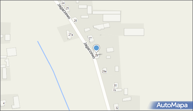 Jagarzewo, Jagarzewo, 29, mapa Jagarzewo