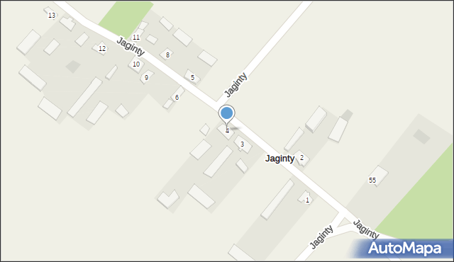 Jaginty, Jaginty, 4, mapa Jaginty