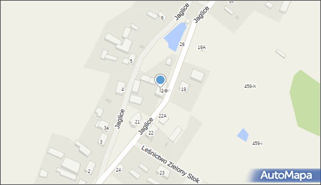 Jaglice, Jaglice, 20, mapa Jaglice