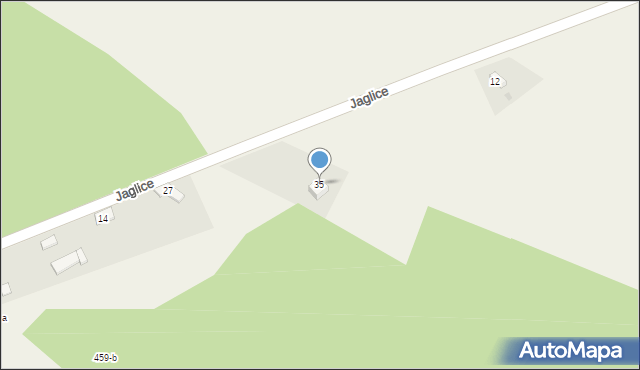 Jaglice, Jaglice, 35, mapa Jaglice