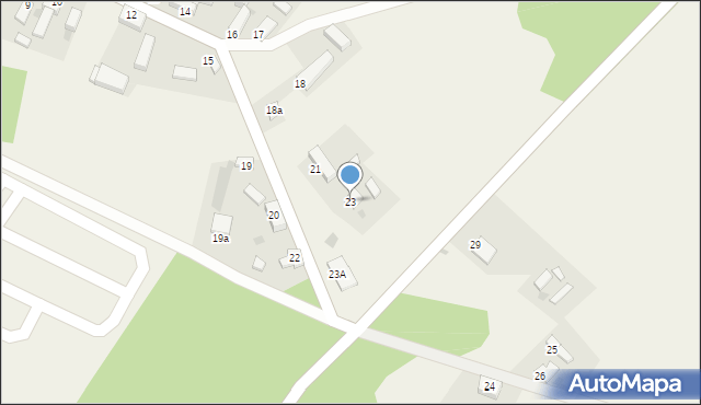 Jagłowice, Jagłowice, 23, mapa Jagłowice