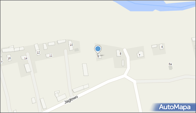 Jagłowo, Jagłowo, 9, mapa Jagłowo