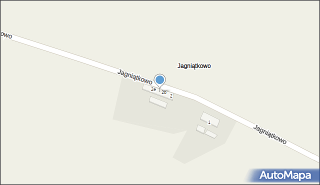 Jagniątkowo, Jagniątkowo, 2c, mapa Jagniątkowo