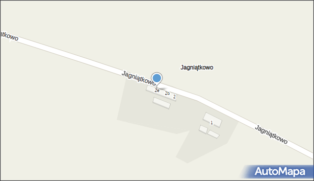 Jagniątkowo, Jagniątkowo, 2e, mapa Jagniątkowo
