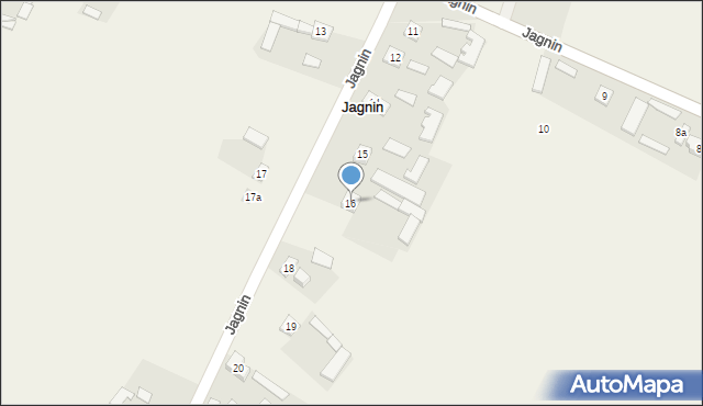 Jagnin, Jagnin, 16, mapa Jagnin