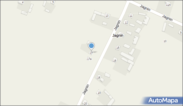 Jagnin, Jagnin, 17, mapa Jagnin