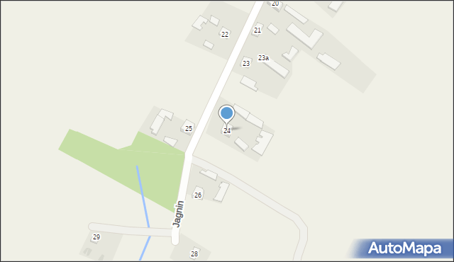 Jagnin, Jagnin, 24, mapa Jagnin