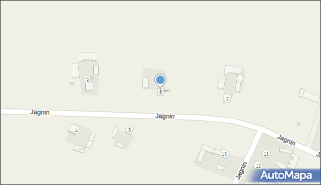 Jagnin, Jagnin, 6, mapa Jagnin