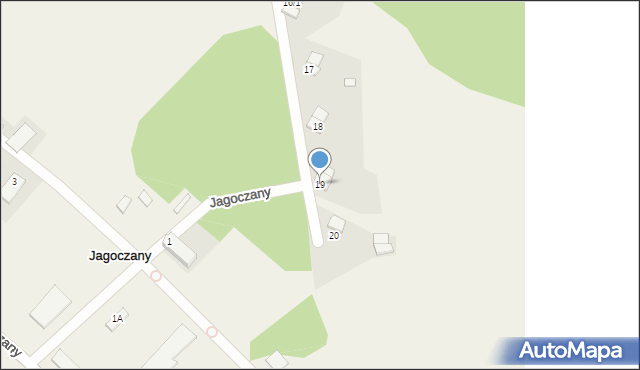 Jagoczany, Jagoczany, 19, mapa Jagoczany