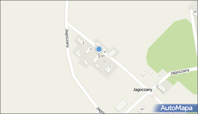 Jagoczany, Jagoczany, 2, mapa Jagoczany