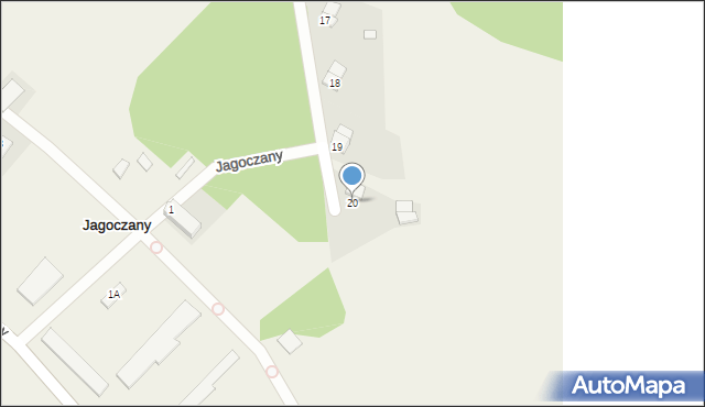Jagoczany, Jagoczany, 20, mapa Jagoczany