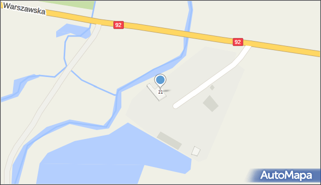 Jagodne, Jagodne, 11, mapa Jagodne