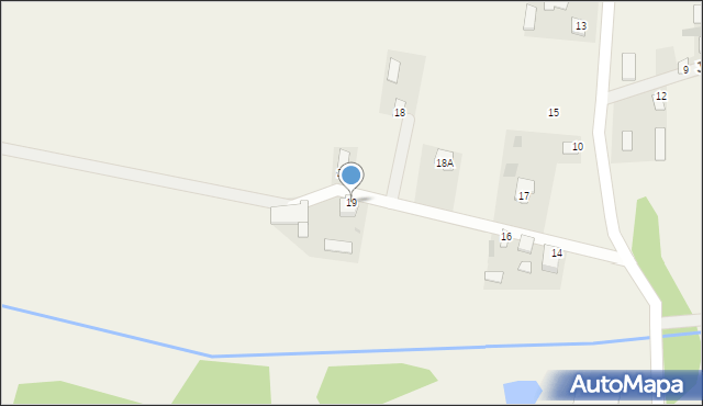 Jagodne, Jagodne, 19, mapa Jagodne