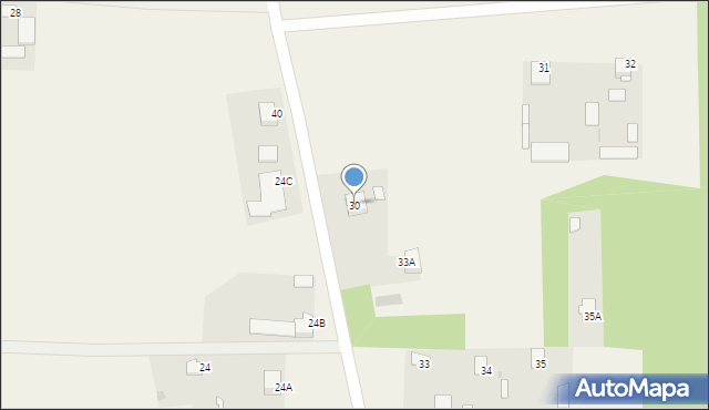 Jagodne, Jagodne, 30, mapa Jagodne