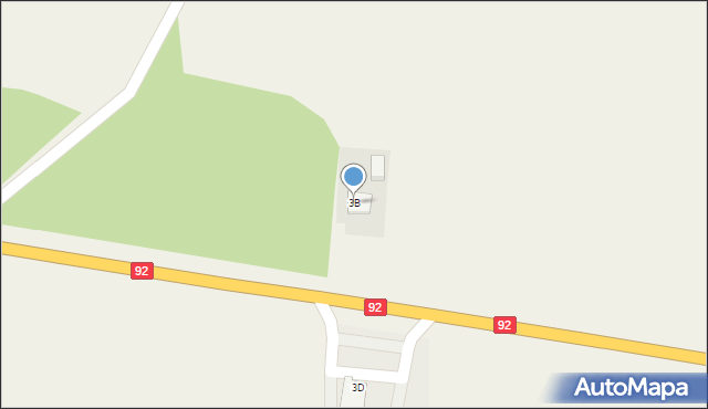 Jagodne, Jagodne, 3B, mapa Jagodne