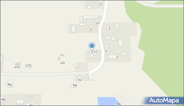 Jagodne, Jagodne, 2, mapa Jagodne