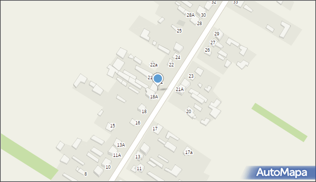 Jagodne, Jagodne, 19, mapa Jagodne