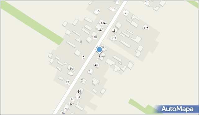 Jagodne, Jagodne, 6, mapa Jagodne