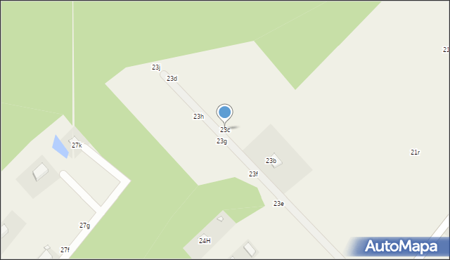 Jagodne Wielkie, Jagodne Wielkie, 23c, mapa Jagodne Wielkie
