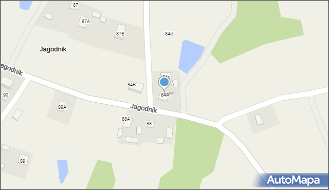 Jagodnik, Jagodnik, 84A, mapa Jagodnik