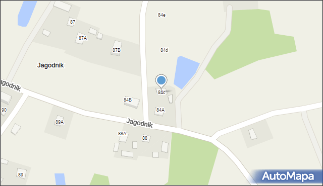 Jagodnik, Jagodnik, 84c, mapa Jagodnik
