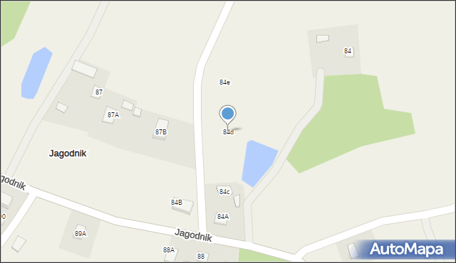 Jagodnik, Jagodnik, 84d, mapa Jagodnik
