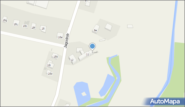 Jagodnik, Jagodnik, 11a, mapa Jagodnik