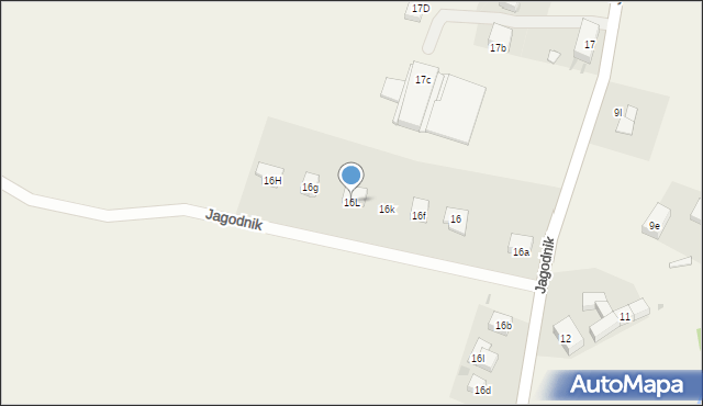 Jagodnik, Jagodnik, 16L, mapa Jagodnik