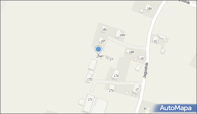 Jagodnik, Jagodnik, 17H, mapa Jagodnik