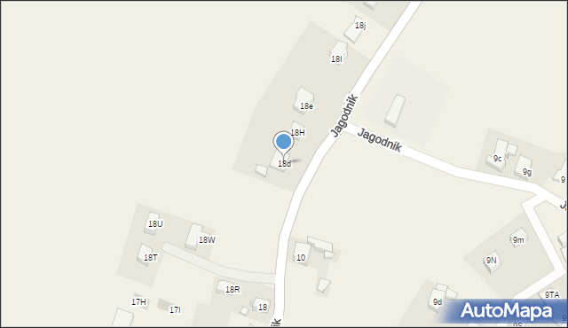 Jagodnik, Jagodnik, 18d, mapa Jagodnik