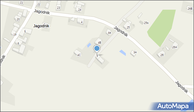Jagodnik, Jagodnik, 3, mapa Jagodnik