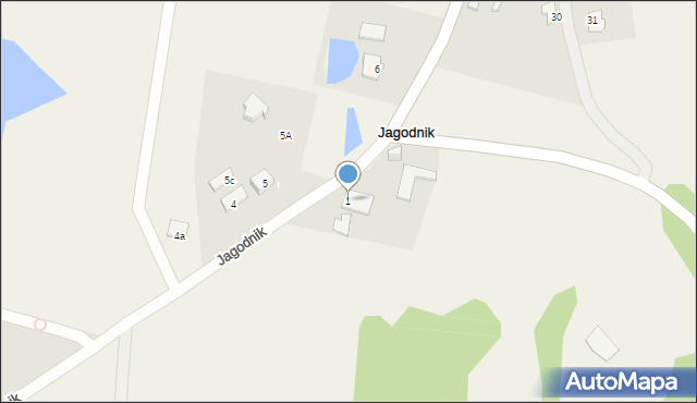 Jagodnik, Jagodnik, 1, mapa Jagodnik