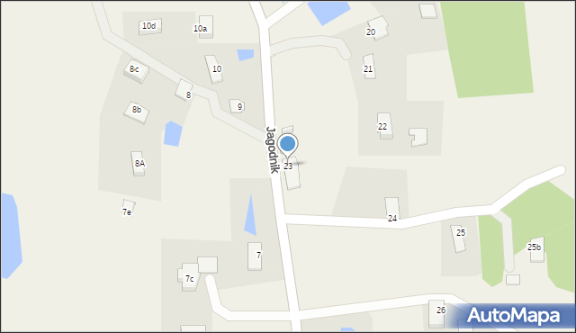 Jagodnik, Jagodnik, 23, mapa Jagodnik