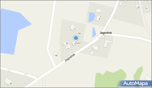 Jagodnik, Jagodnik, 5b, mapa Jagodnik