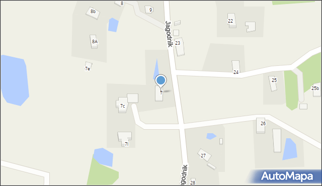 Jagodnik, Jagodnik, 7, mapa Jagodnik