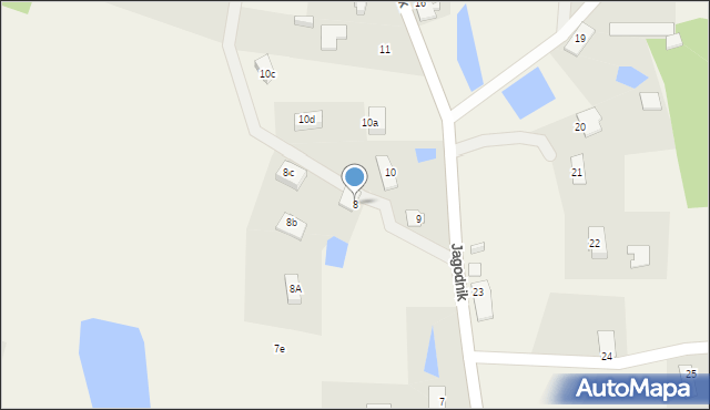 Jagodnik, Jagodnik, 8, mapa Jagodnik