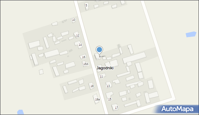 Jagodniki, Jagodniki, 7, mapa Jagodniki