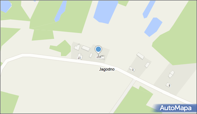 Jagodno, Jagodno, 10A, mapa Jagodno