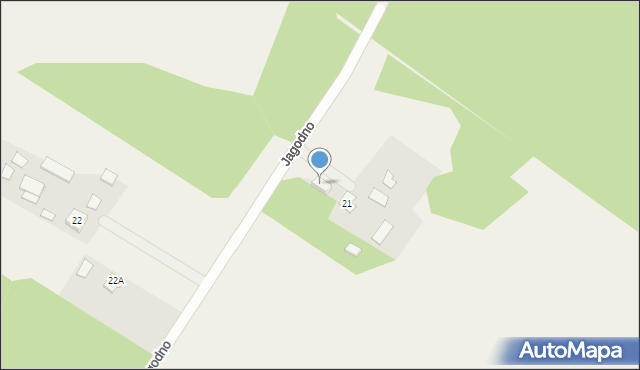 Jagodno, Jagodno, 21b, mapa Jagodno