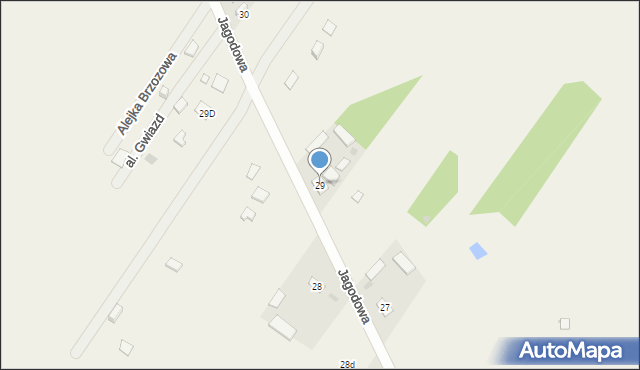 Jagodno, Jagodno, 29, mapa Jagodno