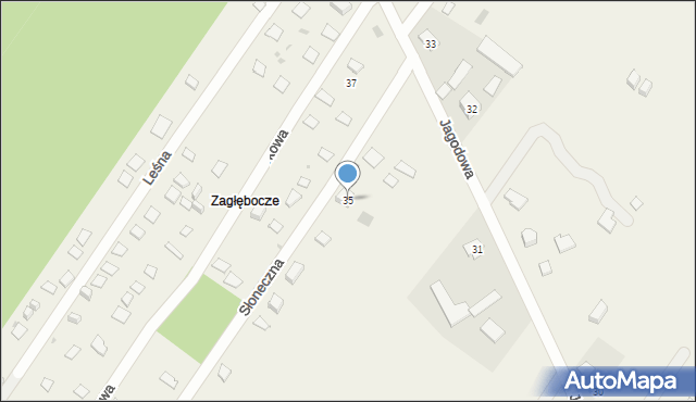 Jagodno, Jagodno, 35, mapa Jagodno